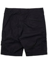 Light Stretch Cotton Bermuda Shorts Black - STONE ISLAND - BALAAN 3