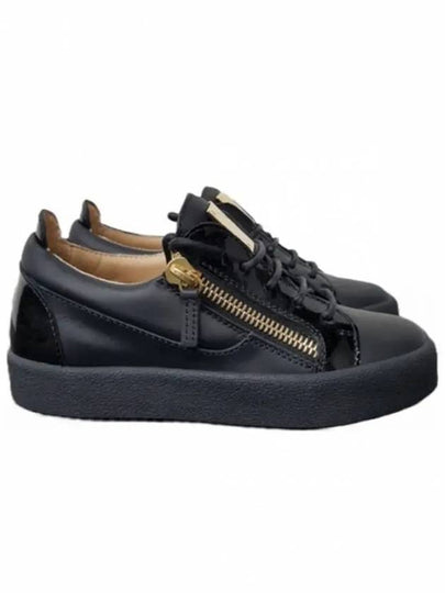 May London Gold Low Top Sneakers Black - GIUSEPPE ZANOTTI - BALAAN 2