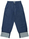 Logo Grid Workwear Jeans Dark Blue - JW ANDERSON - BALAAN 2