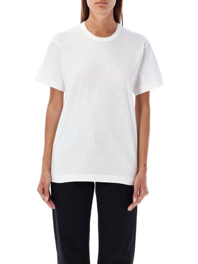 Signature Heart Patch Short Sleeve T Shirt White - COMME DES GARCONS PLAY - BALAAN 2