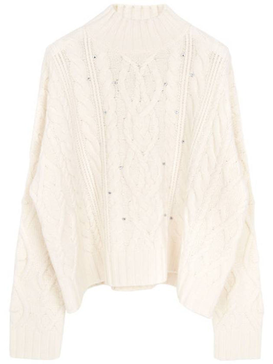 Ivory Colibri Wool Sweater COLIBRI 001 - MAX MARA - BALAAN 1