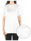 Women's Emoji Logo Font Generator Short Sleeve T-Shirt White - MAISON MARGIELA - BALAAN 2