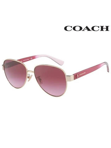 Sunglasses HC7111 9005 8H Boeing Metal Women s - COACH - BALAAN 1