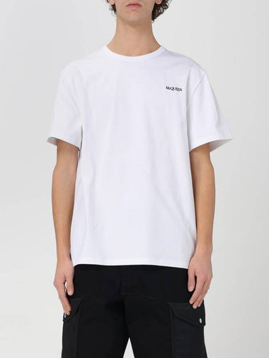 T-shirt Alexander McQueen con mini logo - ALEXANDER MCQUEEN - BALAAN 1