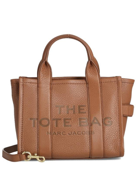 Logo Mini Traveler Tote Bag Brown - MARC JACOBS - BALAAN.