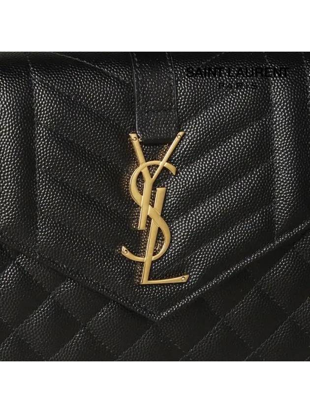 Cassandre Monogram Chain Cross Bag Black - SAINT LAURENT - BALAAN 6