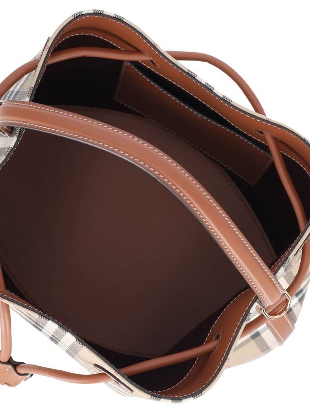 Vintage Check Bucket Bag Beige - BURBERRY - BALAAN 5