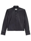 Button Faux Long Sleeve Shirt Black - MAISON MARGIELA - BALAAN 2