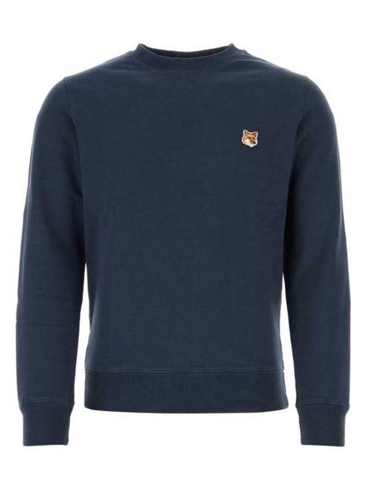Fox Head Patch Regular Sweatshirt Midnight Blue - MAISON KITSUNE - BALAAN 1