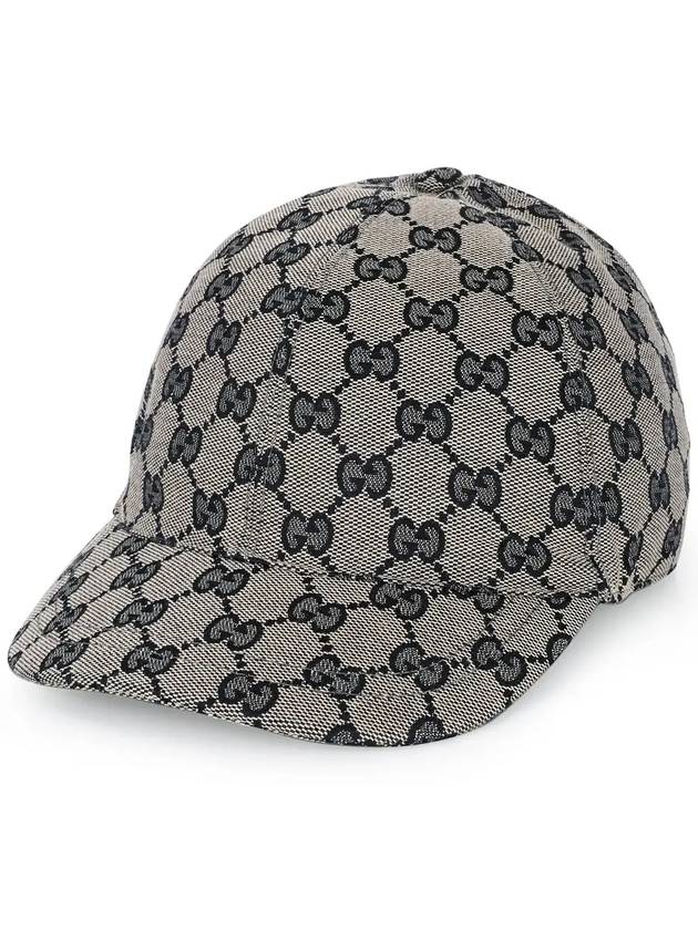 Kids GG Canvas Base Ball Cap Gray 481774 3HC65 2168 - GUCCI - BALAAN 3