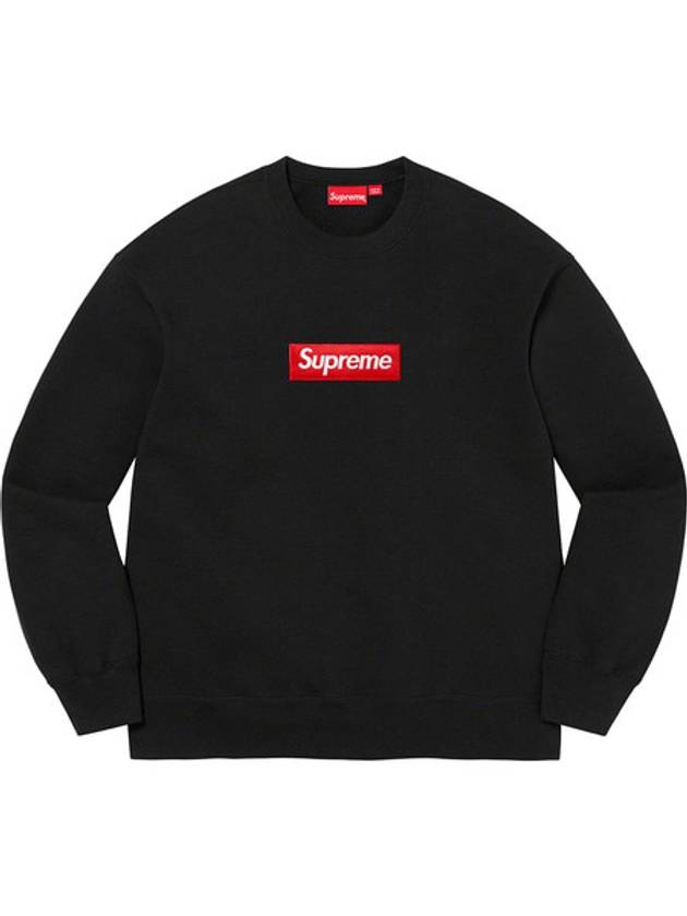 Box Logo Crewneck Black - SUPREME - BALAAN 1