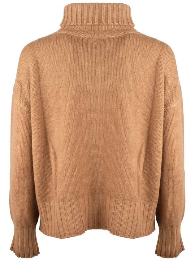 Base Camel Merino Wool Turtleneck Sweater - BASE MILANO - BALAAN 2