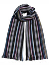 PS Bi Muffler Scarf M2A 151F N146 76 SLATE - PAUL SMITH - BALAAN 9