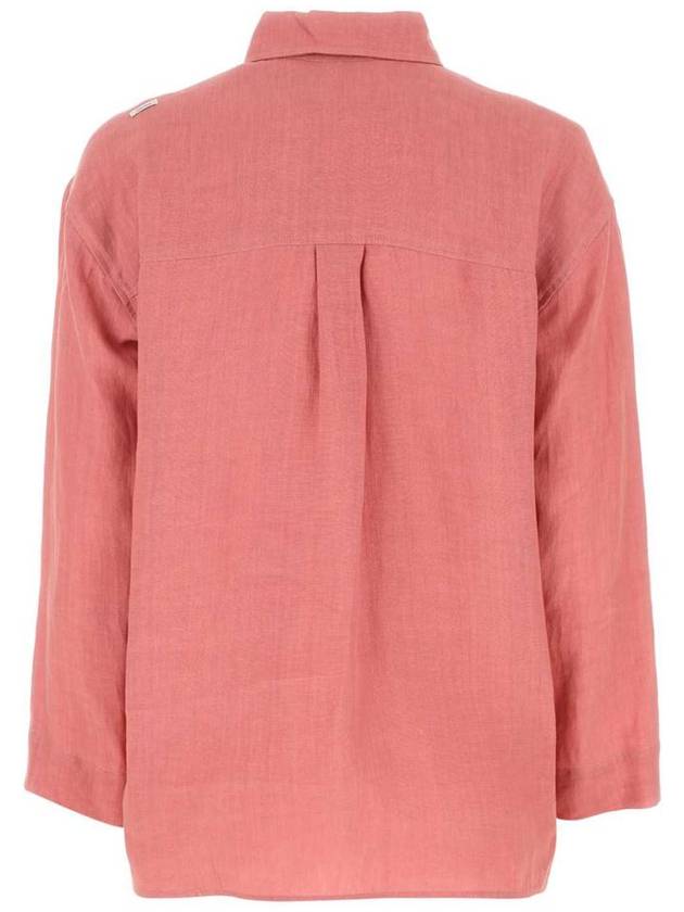 Women's LINEN Shirt 2391110932600CANARD001 - S MAX MARA - BALAAN 3