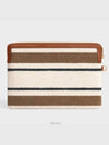 Small Strap Striped Textile With Celine Jacquard Pouch Bag - CELINE - BALAAN 6