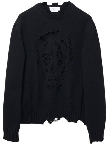 Alexander McQueen Sweaters Black - ALEXANDER MCQUEEN - BALAAN 1