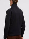 Padded wool cardigan black - MONCLER - BALAAN 3