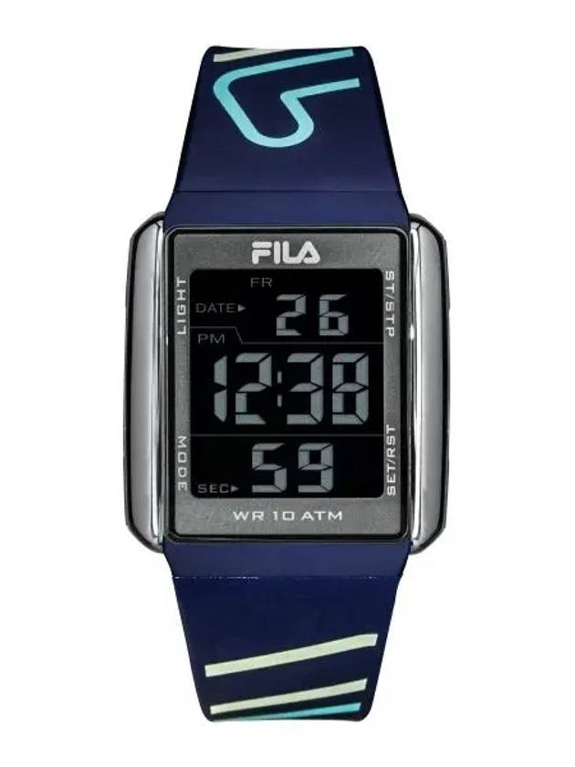 Wrist Watch Rubber Men's Electronic Digital 38 325 004 - FILA - BALAAN 2