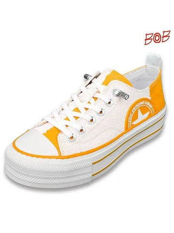 BOB Premium Women s Casual Fashion Sneakers Yellow BTYC6605W - BOB GOLF - BALAAN 1