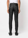 Men's Clean Wash Skater Jeans Black - DSQUARED2 - BALAAN 4