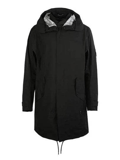 Waffen Shadow Project Gore-Tex Hooded Parka Black - STONE ISLAND - BALAAN 2