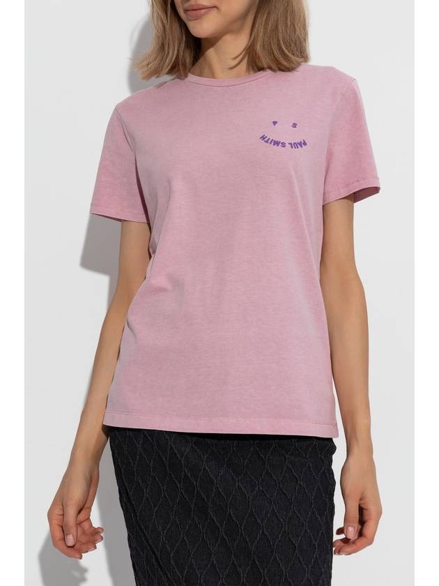 PS Paul Smith T-shirt With Logo, Women's, Pink - PAUL SMITH - BALAAN 3