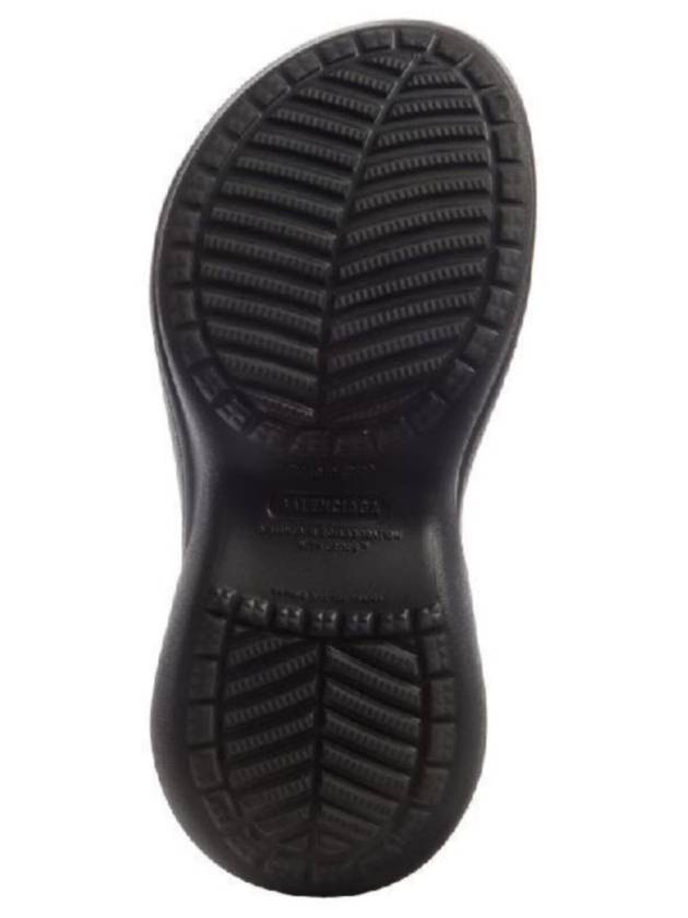 Women's Crocs Rubber Long Boots Black - BALENCIAGA - BALAAN 6