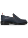 Classic Leather Penny Loafers Blue - THOM BROWNE - BALAAN 5