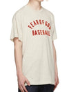 Cotton Baseball Short Sleeve T-Shirt Cream Grey - FEAR OF GOD - BALAAN 5