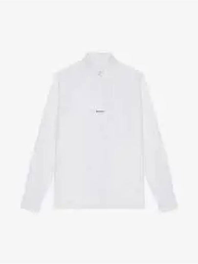 Classic Fit Poplin Long Sleeve Shirt White - GIVENCHY - BALAAN 2