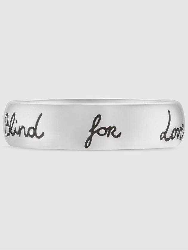 Blind For Love Ring Silver YBC455247001 - GUCCI - BALAAN 3