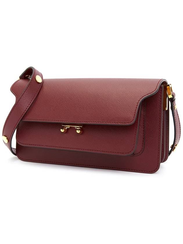 Trunk East West Shoulder Bag Wine - MARNI - BALAAN 3