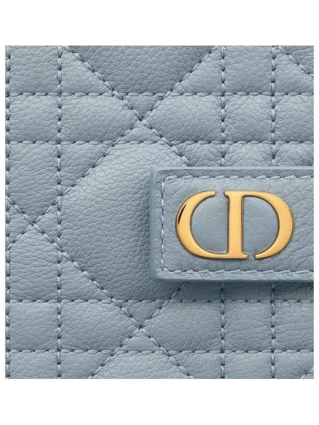 Cargo Vertical Calfskin Card Wallet Cloud Blue - DIOR - BALAAN 6