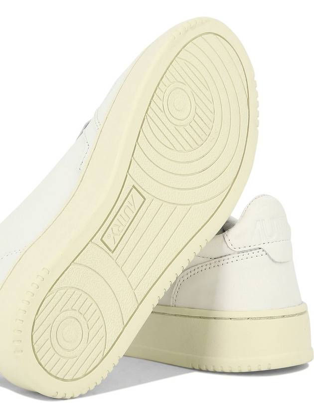 Medalist Goatskin Low Top Sneakers White - AUTRY - BALAAN 3