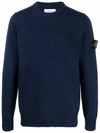 Comfort Wool Cotton Knit Navy Blue - STONE ISLAND - BALAAN 3