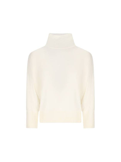 Women's Talea Virgin Wool Turtleneck White - MAX MARA - BALAAN 2