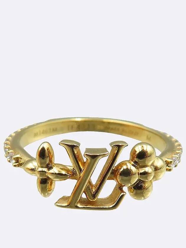 M1461M LV iconic gold ring size M - LOUIS VUITTON - BALAAN 2