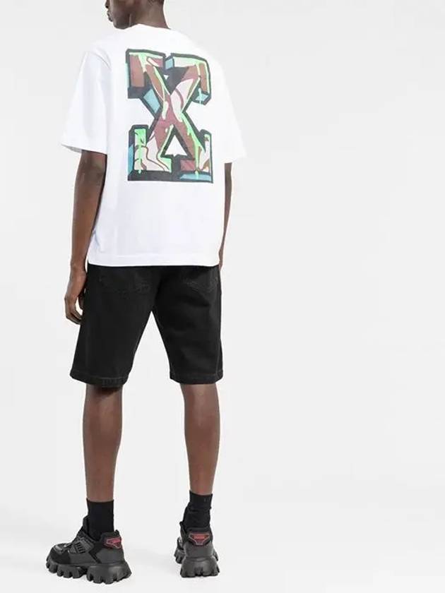 Arrow Skate Logo Short Sleeve T-Shirt White - OFF WHITE - BALAAN 5