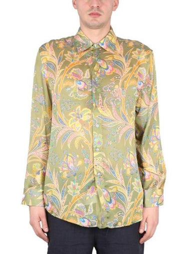 long sleeve shirt 1K870 47720500 GREEN - ETRO - BALAAN 1