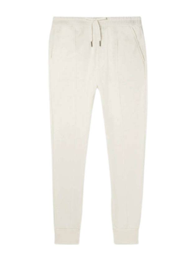 Training Button Detail Track Pants White - TOM FORD - BALAAN 1