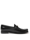 Luco Triomphe Polished Bull Loafers Black - CELINE - BALAAN 6