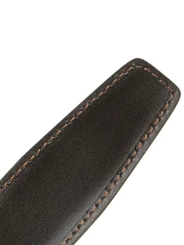 Men's Classic Reversible Cutting Leather Belt Black Brown - MONTBLANC - BALAAN 8