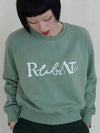 Lettering Logo Sweatshirt PISTACHIO - RUBATI - BALAAN 4