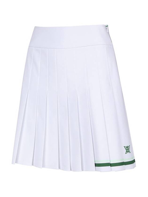 WOMEN LOGO BAND PLEATS SKIRT - ANEWGOLF - BALAAN 2