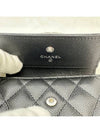 Women s Wallet Boy Leather Logo Half Black LUX2402171 - CHANEL - BALAAN 7