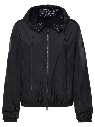 Women's Cassie Hooded Jacket Dark Grey - MONCLER - BALAAN 1