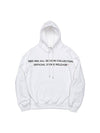 BBD 1982 No Sympathy Hoodie White - BLACKBLOND - BALAAN 1