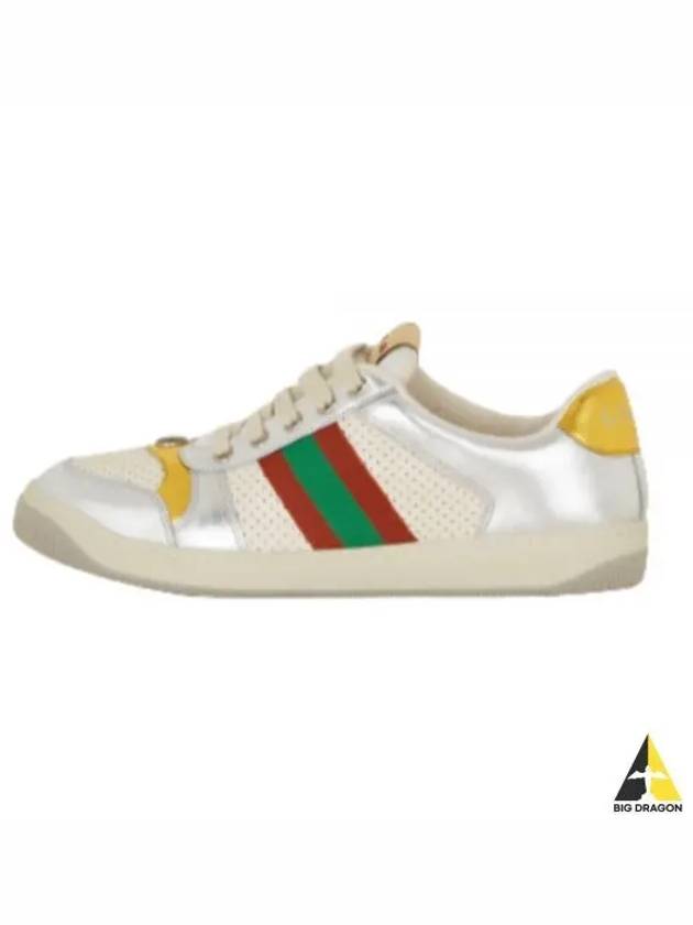 Leather Low Top Sneakers - GUCCI - BALAAN 2