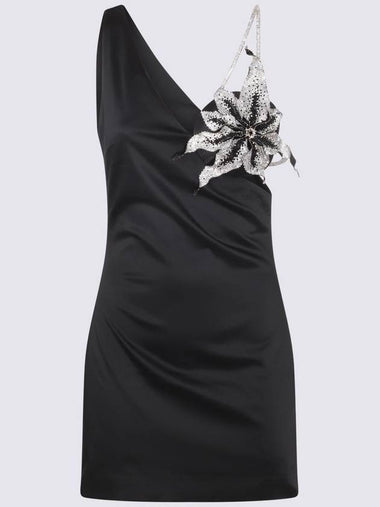 Nué Black Nylon Orchid Dress - NUE - BALAAN 1