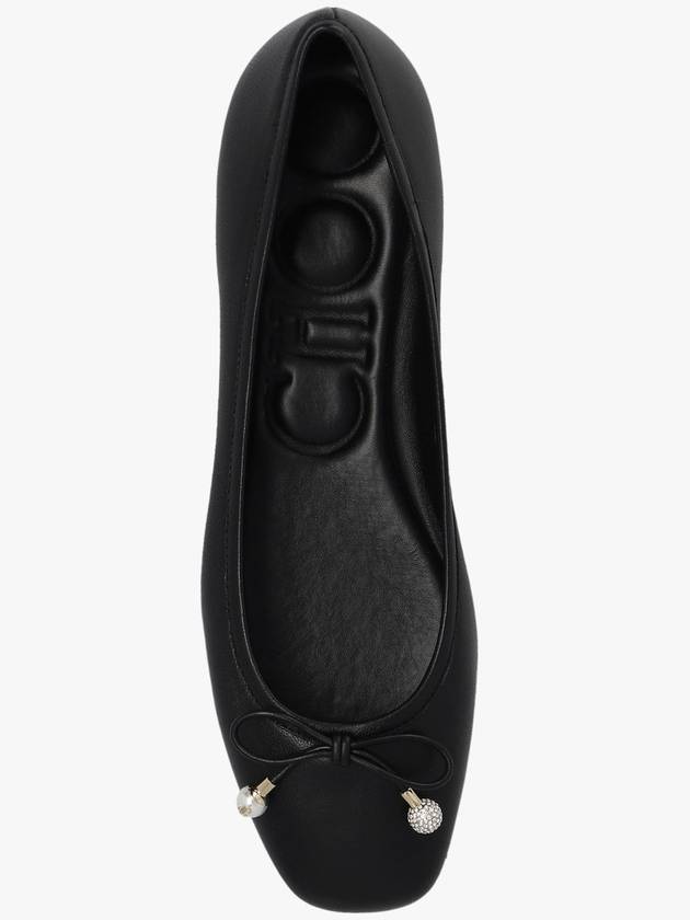 Jimmy Choo ‘Elme’ Leather Ballet Flats, Women's, Black - JIMMY CHOO - BALAAN 6